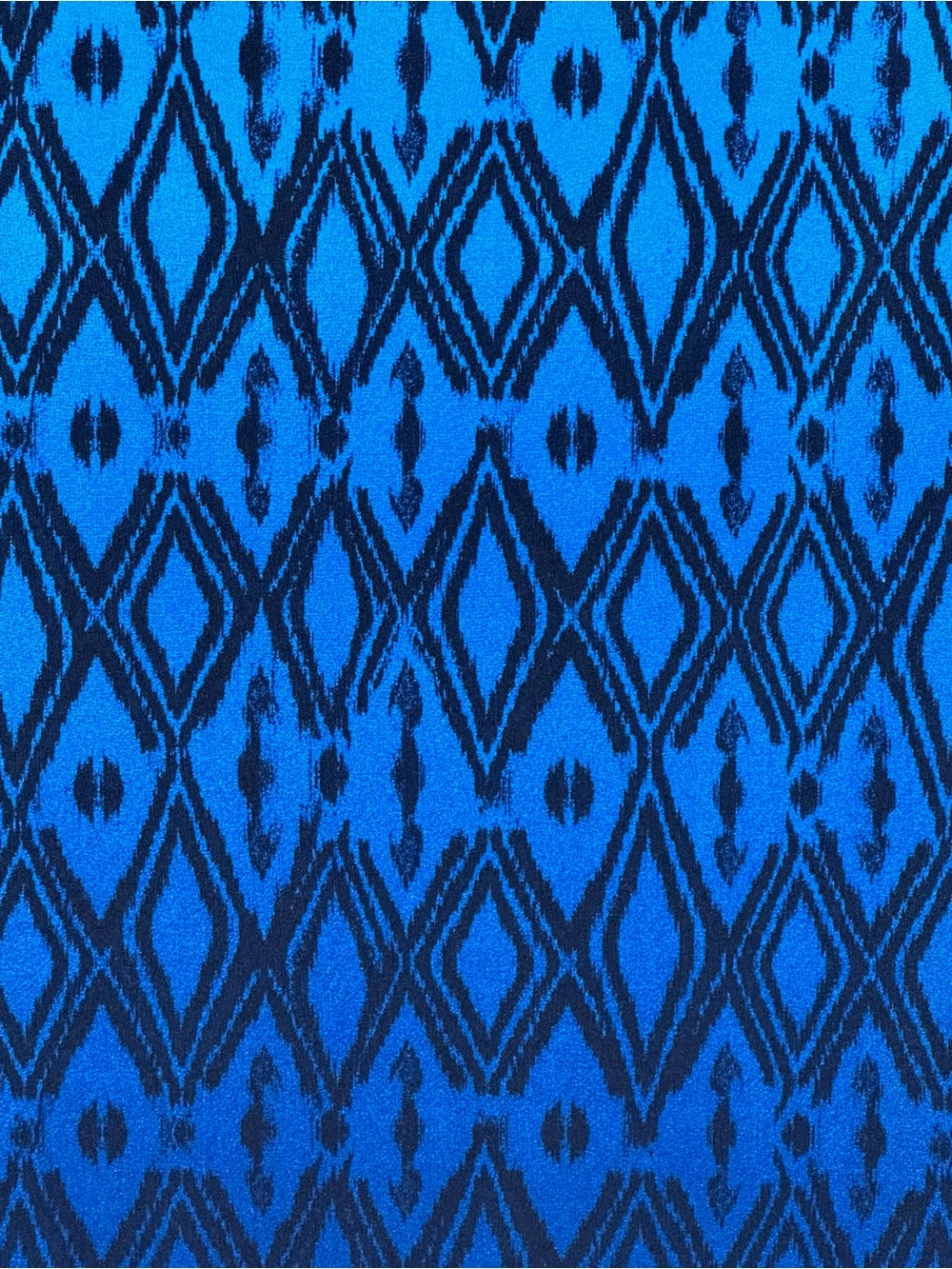 Lane Bryant Women’s 14/16 Top Blue Black Geometric Diamond Cutout Sleeveless - Picture 3 of 7